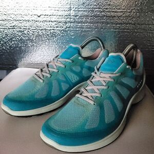 ECCO Biom Fjuel Racer Athletic Running Sneakers Shoes Blue, Womens 8 US, 39 EU